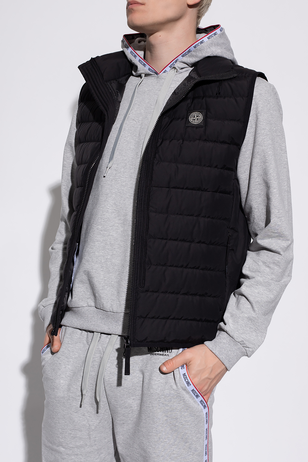 Stone island vest discount jacket